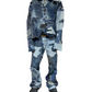 Blue Denim Camo Set